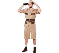 Fyasa Déguisement d'explorateur 706284-T04 pour enfants à partir de 12 ans, multicolore, taille L