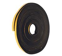 Fybida Living Weather Stripping Joint de Porte Bande D'étanchéité en Mousse Noire Isolation Phonique Mousse Antichoc Bloc Tampon pour Coupe-Froid Autour des Portes Fenêtres Douches
