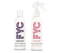 FYC For Your Curls Styling Bundle Leave-In Conditioner and Spray 2x 250ml | Moisturise, Control Frizz and Define Curls with Shea Butter, Aloe Vera and Argan Oil. Sulphate and Paraben Free.