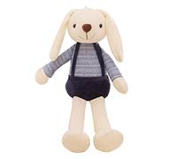 Fycakly 2023 Nouveaux Cadeaux de pâques pour Enfants à la Main personnalisé Mignon Lapin décorations de pâques Mignon Lapin Jouets en Peluche Peluche GéAnte 1m (A, C)