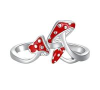 Fycakly Bague pour femme Bague femme lumineuse de luxe cadeau en alliage