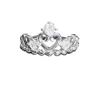 Fycakly Bague pour femme Rings Femme Lumière Beaucoup De Vent La Couronne En Europe Et L'usine De Conception Créative Fourniture Femmes Portefeuille Court