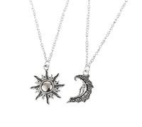 Fycakly Colier Soleil Collier Collier Décoration Pendentif Lune Fleur Colliers & Pendentifs