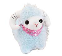 Fycakly Dessin animé chèvre Mouton poupée en Peluche Mouton Jouets Mignons adaptés pour Donner aux Jouet éMotion Peluche (Blue, A)