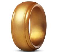 Fycakly Élégante Bague Femme Bagues de fiançailles pour hommes Occident Couples Alliances rondes en caoutchouc