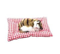 Fycakly Jouets drôles Chat en Sommeil poupée Jouet Mini Chat en Chaussure avec des Sons de miaulement Dormir Mignon Kitty Jouets décors pour Enfants garçons Filles Peluche Panda GéAnt (D, One Size)