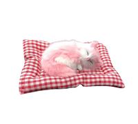 Fycakly Jouets drôles Chat en Sommeil poupée Jouet Mini Chat en Chaussure avec des Sons de miaulement Dormir Mignon Kitty Jouets décors pour Enfants garçons Filles Peluche Panda GéAnt (F, One Size)