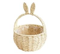 Fycakly Lapin à la Main Fleur Tissage Imitation Main Jardin créatif Fleur Tissage Rangement Dressing