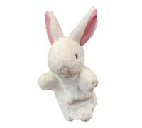Fycakly Marionnette à Main en Forme de Lapin de Pâques, Jouet Doux et interactif pour Enfants Peluche GéAnte 1m (A, One Size)