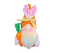 Fycakly Nouvelle décoration de Pâques Poupée sans Visage Décoration de Lapin Pâques Peluche GéAnte 1m (B, 9x4x3cm)