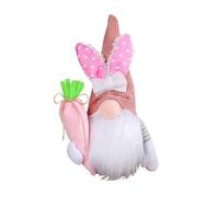 Fycakly Nouvelle décoration de Pâques Poupée sans Visage Décoration de Lapin Pâques Peluche GéAnte 1m (A, 9x4x3cm)