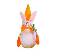 Fycakly Nouvelle décoration de Pâques Poupée sans Visage Décoration de Lapin Pâques Peluche GéAnte 1m (C, 9x4x3cm)
