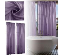 Fycakly Voilage Cuisine Révélez Le potentiel de Votre Maison avec de Superbes Rideaux Semi-Transparents Couleur Unie - Le Choix Ultime pour Les décorateurs Avant-gardistes! Voilages