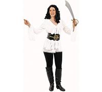 FYCAR Chemisier Blanc de Mousquetaire Femme