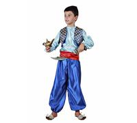 Fycar Déguisement de génie Aladin pour enfant - Taille 8