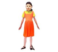 FYCAR Déguisement de poupée jeu de calamar - Taille 38 - S pour femme