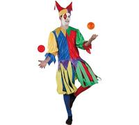 FYCAR Déguisement Homme Bouffon Médiéval