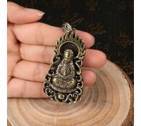 FYDCYHM Statue en Bronze De Guanyin Décor De Salon Steampunk Moderne, Ouverture De Dialogue De Collectionneur D’Art Unique(7cm, 1)