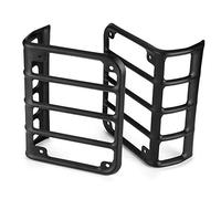 Fydun 1 Paire de Protections de Couvercle de Feu Arrière pour JK 2007 2016, Protection en Alliage d'aluminium avec Kit de Montage