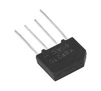 Fydun 2A 1000V KBP210 Diode Bridge Rectifier Electronic Circuit Power Component pour Les Appareils électroménagers et Usage Industriel (5 Ceux Vendus)