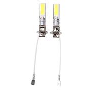 Fydun 2PCS H3 LED Ampoules de Voiture,5W 550LM 6000K 12V COB LED Canbus Sans Erreur pour voiture LED Veilleuse, Lampes D'intérieur, Feu De Stationnement, Côté Feux de Plaque