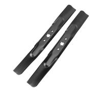 Fydun 42 Pouces 2 Pièces Lames de Tondeuse 21-3/16 Pouces de Longueur 538 Mm 5/8 Trou Central en étoile Hexagonale, Levage élevé avec Revêtement de Peinture en Acier au Carbone,