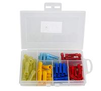 Fydun 60pcs Connecteur PVC Connecteur Isulaté Terminal Crimp Terminal avec Boîte pour la Connexion du Fil électrique