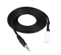 Fydun Adaptateur de câble Audio auxiliaire Adaptateur de câble d'entrée Audio de Voiture AUX 8pin Jack 3.5mm