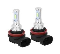 Fydun Ampoule Antibrouillard 2Pcs H8 H11 80W 8000K LED Lampe de brouillard universelle Bleu glace 12-24V