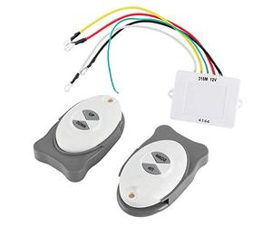 Fydun Ancre Télécommande Guindeau Commutateur sans Fil Contrôleur de Garniture Accessoire de Voile de Bateau Marin 2 émetteur Contrôleur de Garniture de Voile de Bateau