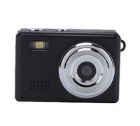 Fydun Appareil Photo Numérique Porte-clés HD 1080P 2MP Autonomie de la Batterie de 100 Minutes Caméra Vidéo Compacte Portable avec Dragonne à écran Couleur pour Les étudiants du Campus (Black)