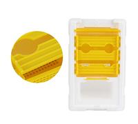 Fydun Boîte d'accouplement pour Reine des Abeilles - Accessoire d'élevage et 'élevage en Mousse pour Abeille, Comprend Une Station 'Alimentation et Une Porte Anti-Ese, Idéale pour Les Reines