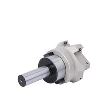 Fydun C20 FMB27 Collet Chuck Holder avec BAP400R-80-27-6 Flute Cutter | Ensemble d\'usinage : comprend un support de mandrin C20 FMB27, une fraise BAP400R et 6 inserts APMT1604