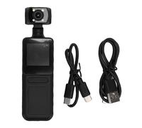 Fydun Caméra d'action Portable 4K HD, Enregistreur Vidéo avec Objectif Rotatif à 180 °, Pince Arrière D'écran de 1,31 Pouces pour Le Sport