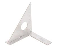 Fydun Carpenter Angle Règle Règle en Acier Inoxydable Outil de Mesure du Travail du Bois pour 45 Angle Droit à 90 Degrés