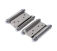 Fydun Charnière INOX Charniere Porte,2 Pcs 3 '' Pouce à Double Action Charnière à Ressort Charnières de Porte Amovibles pour Table Pliante, Porte de Placard, Trappe, Fenêtre Bateau/Maison