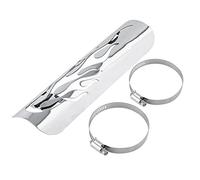 Fydun Couvercle de Protection Anti-Plaque chauffante Couvercle d'isolation Moto Universelle Flame Tuyau d'échappement Bouclier d'isolation Thermique Bouchon de Protection du