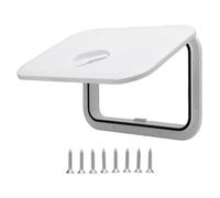 Fydun de Pont étanche Rectangulaire, Couvercle de Pont profilé Bas, 14,76 X 10,63 Pouces, capacité de Charge de 496 LB, pour Voiliers, Yachts, Bateaux de Pêche, Véhicules Récréatifs (White)
