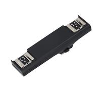 Fydun Double Sabot Flash Support Séparateur qualité Ultra-léger Double Sabot Séparateur pour Caméscope Appareil Photo Reflex (pour)
