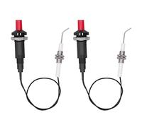 Fydun Ensemble d'Allumeurs Universels pour Poêle à Gril - 2 Allumeurs à étincelles en Plastique de Type Push pour Allumage au Gaz liquéfié, au Gaz et à l'huile - Aiguilles d'Allumage Filetées de