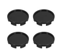 Fydun Fydun 4PC Set 55mm Centre de Roue de Voiture Universel - Couvre-Moyeux ABS élégants pour Pneus, Compatibilité des Roues Avant et Arrière (Black)