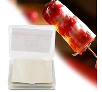 Fydun Fydun 500 Pièces Papier de Gaufrette de Riz Comestible pour Emballage de Bonbons Fait à la Main - Feuilles d'Emballage de et de Tire