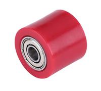 Fydun Fydun Guide de Roue de Poulie de Tendeur de Rouleau de Chaîne Universel de 8 Mm pour Motos, Vélos et Enduro - Disponible en Rouge, Bleu ou Orange (rouge)