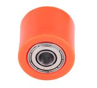 Fydun Fydun Guide de Roue de Poulie de Tendeur de Rouleau de Chaîne Universel de 8 Mm pour Motos, Vélos et Enduro - Disponible en Rouge, Bleu ou Orange (ORANGE)