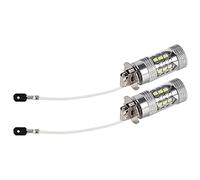 Fydun H1 H3 12V 24V 10W Voiture High Power LED Fog Bulbes Daytime Bright Shocking Aluminium Aluminium Blanc 2 PCS