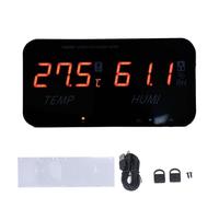 Fydun Humidimètre de Température à Affichage Numérique Grand écran Hygromètre Industriel LED Température de Serre Humidimètre pour Humidificateurs, Serre, Jardin, Cave