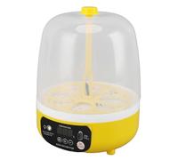 Fydun Incubateur Compact de 4 œufs avec Contrôle Automatique de la Température et de l'humidité - Mini Couveuse de Volaille pour la Maison, et pour une Utilisation éducative, Conception économe en