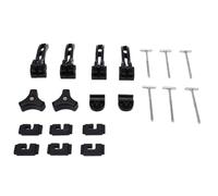 Fydun Kit de Remplacement de Couvercle de Tonneau de Camion, pour Couvercle Rigide à Trois Volets, Comprenant des Boulons en T, des écrous et des Pinces Arrière pour Divers Véhicu