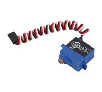 Fydun Kit de Servomoteur Numérique RC amélioré de 7kg pour Chenille 4M 1/18-comprend Un Engrenage en Aluminium, Un Support de Servo et Une Tringlerie de Direction