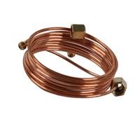 Fydun Kit de Tuyauterie pour Manomètre D'huile, Cuivre 1/8 Po X 72 Po | **Utilisation D'instruments Mécaniques, Ligne en Cuivre, Ajustement pour Camion Automobile, Raccords à Compression,
